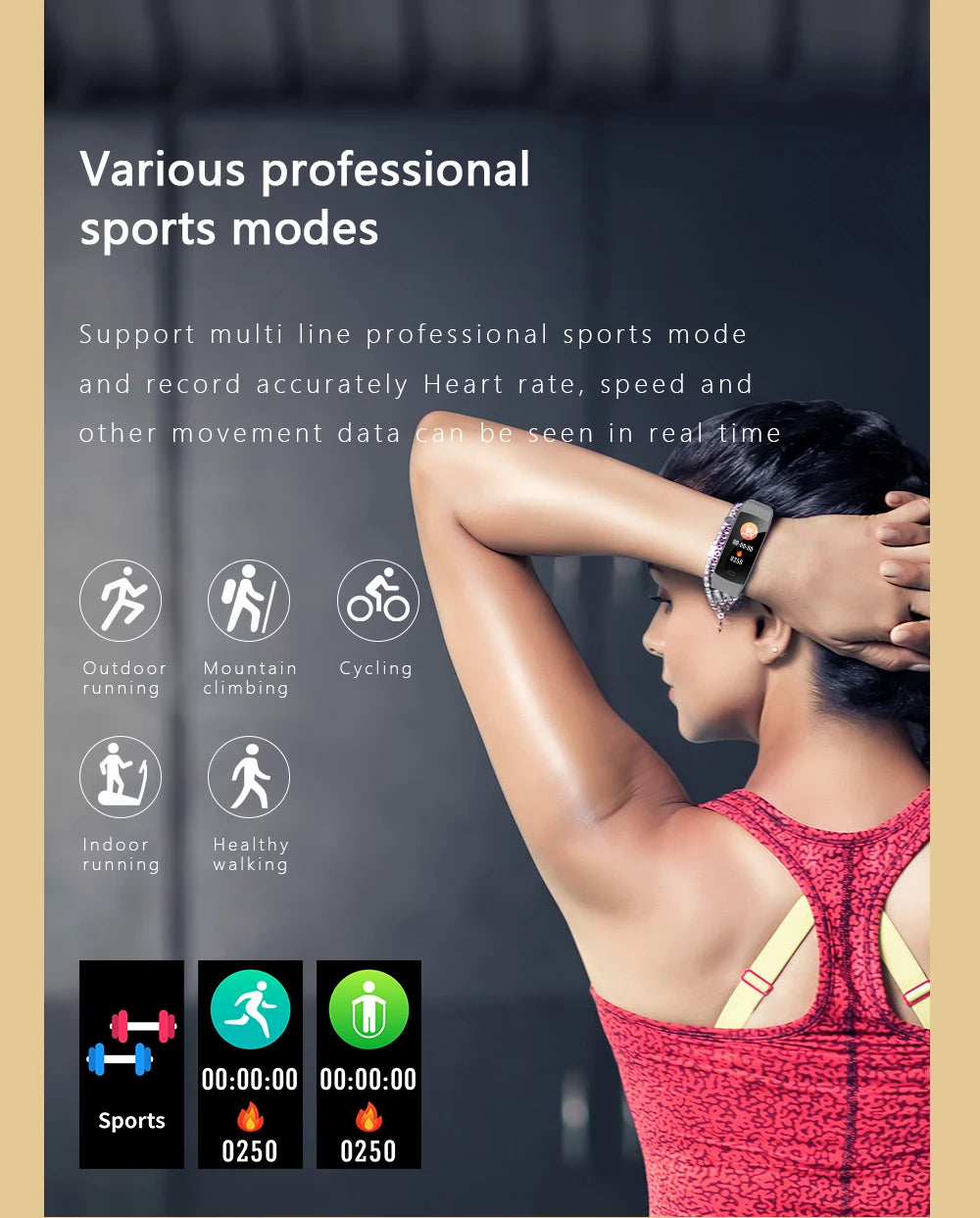 SmartFit™ Health Tracker Watch