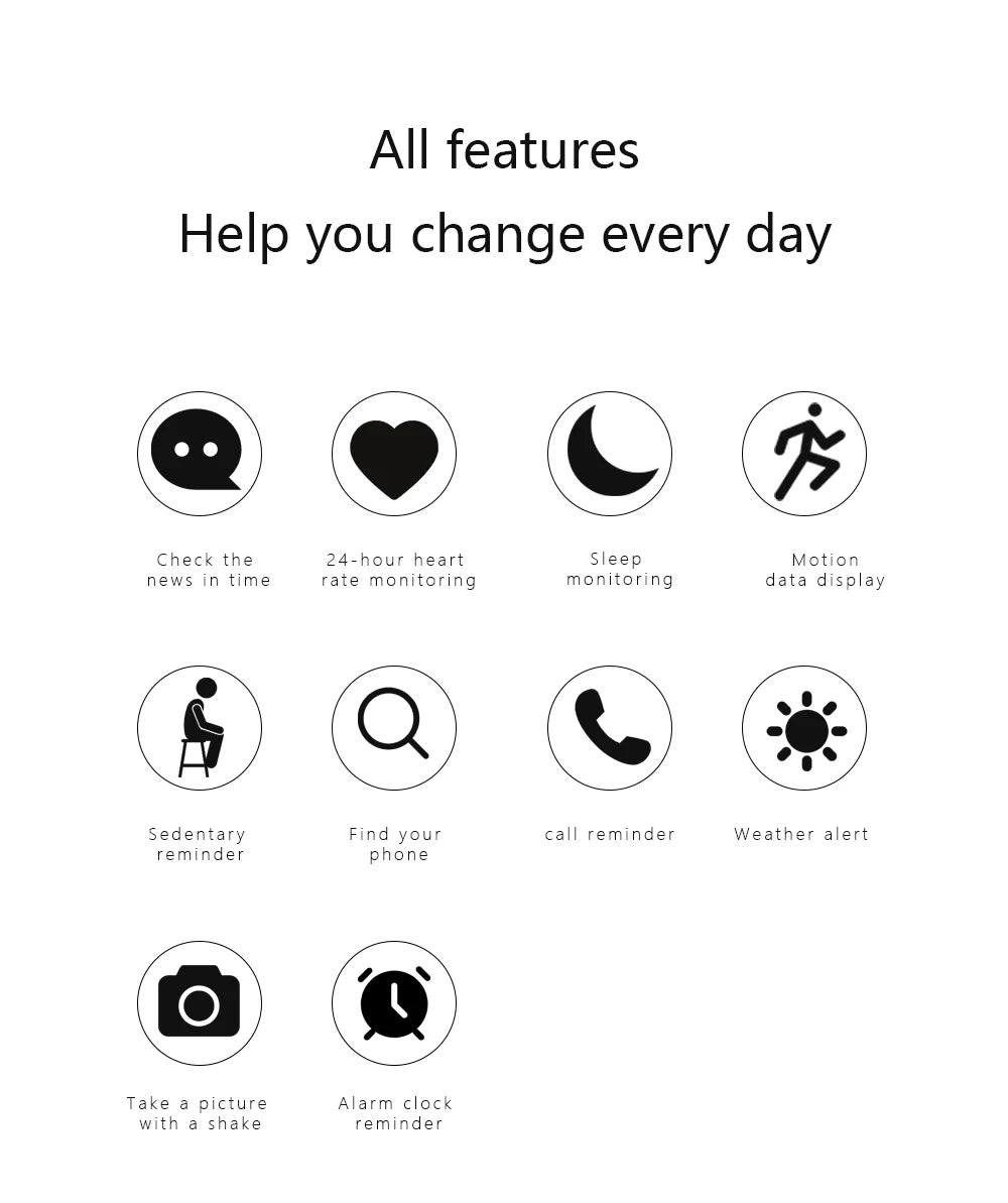 SmartFit™ Health Tracker Watch